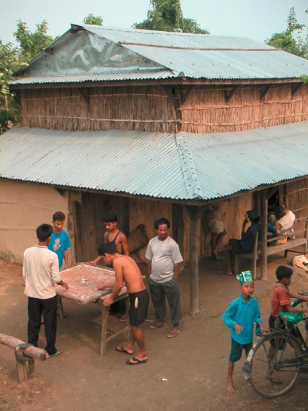 Nepalees poolen in Chitwan