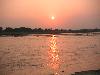 Chitwan National Park zonsondergang